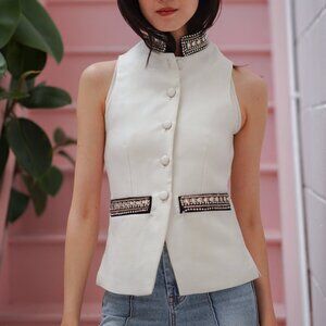 New Nadya Shah Jasmine Crystal Gilet